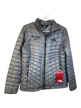 The North Face ThermoBall Trekker Jacket Grey Womens M New St Jude Hero Puffer